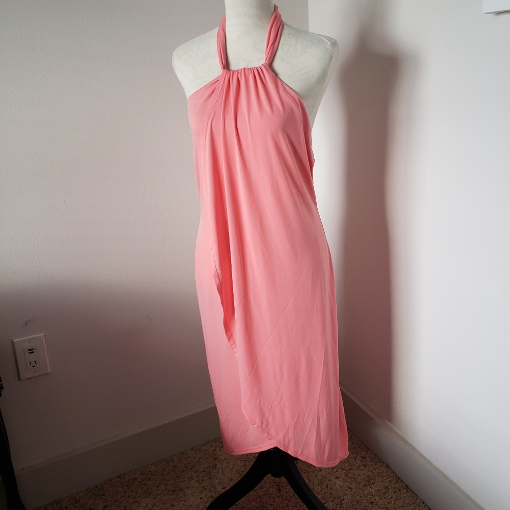 🏝🌞🏖 Venus peach halter dress size Small